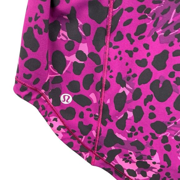 Lululemon Sculpt Tank Top Womens 8 Moonlight Magenta Cutout Back Mesh Reflective - Picture 10 of 11